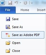 Save as PDF