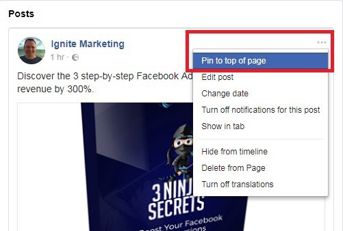 Pin Ad to top of page