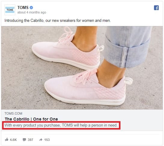 Toms Brilliant Business to stand out from competitors