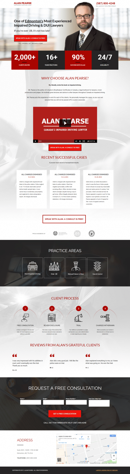 landing page example