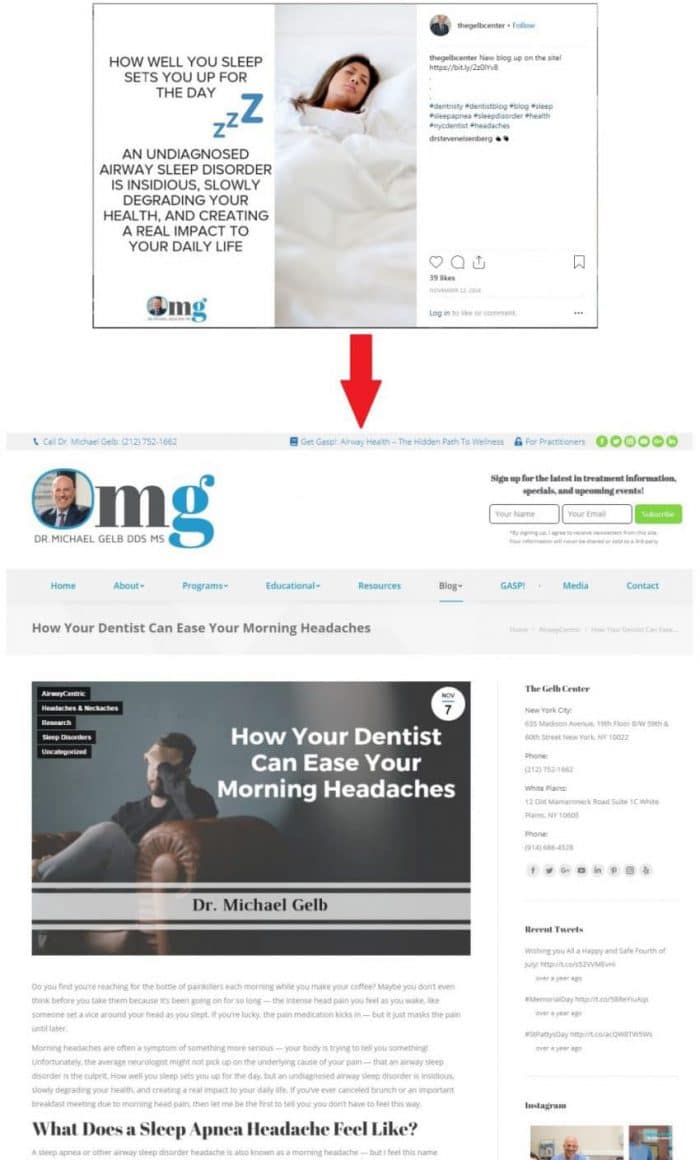 create social media snippets