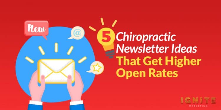 chiropractic newsletter ideas