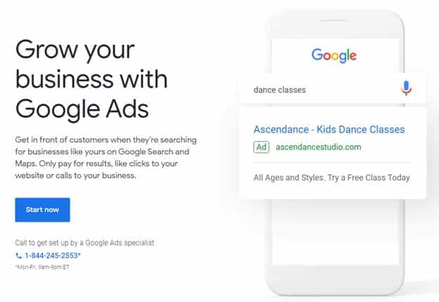 Grow with Google Ads