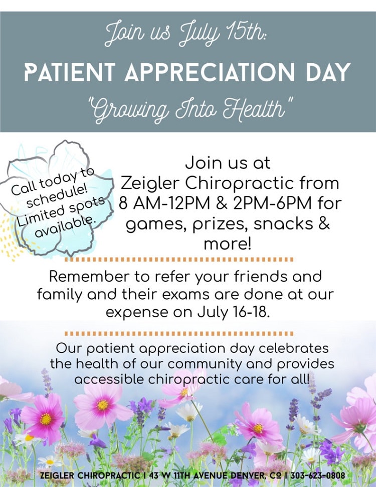 Patient appreciation days.