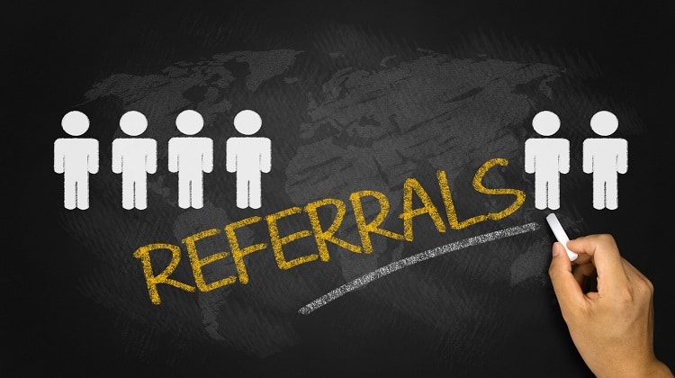Ask current clients for referrals.