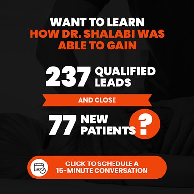 Want to learn how Dr. Shalabi was able to gain 77 new patients?