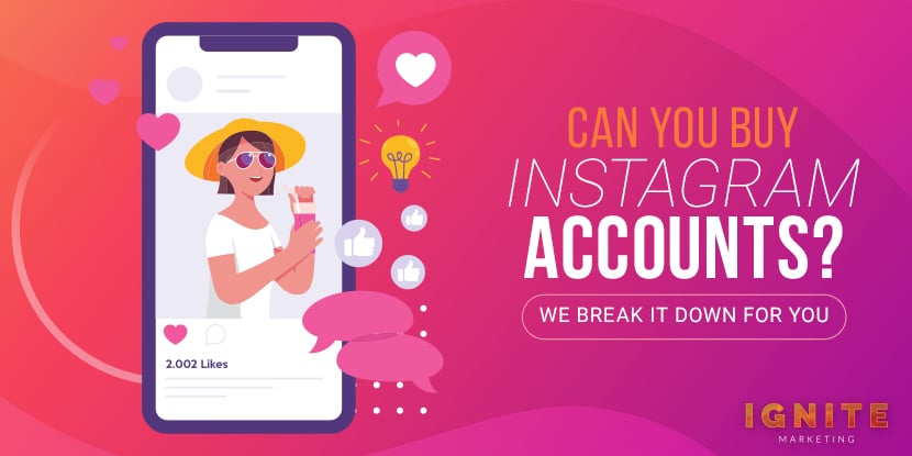 can you buy instagram accounts