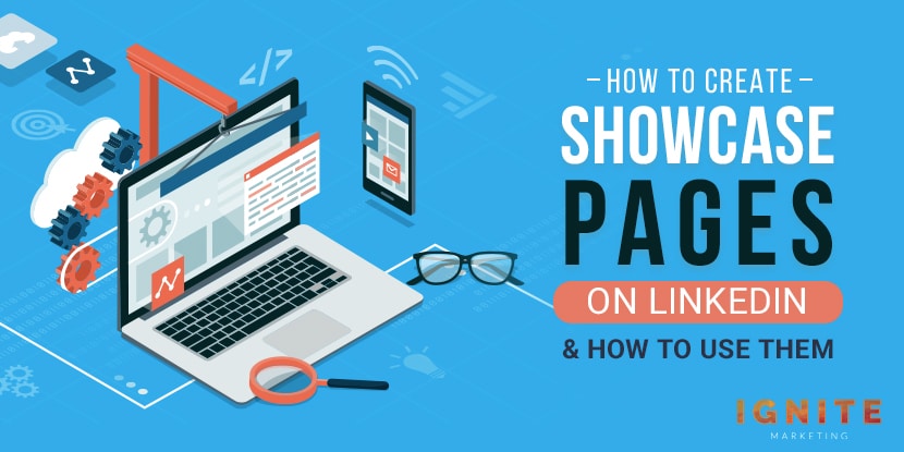 how to create showcase pages on linkedin