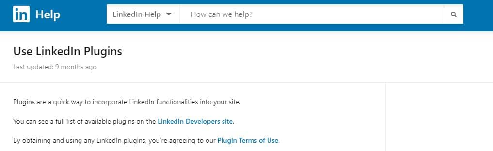 linkedin plugins