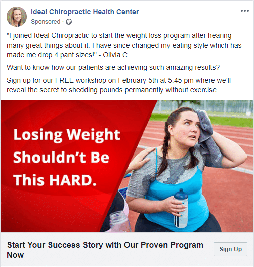 Facebook Ads for Chiropractors 2