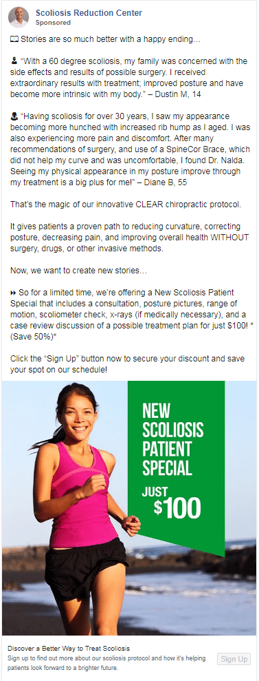 Facebook Ads for Chiropractors 4